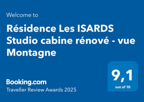 Résidence Les ISARDS Studio cabine rénové - vue Montagne Font-Romeu-Odeillo-Via Esterno foto